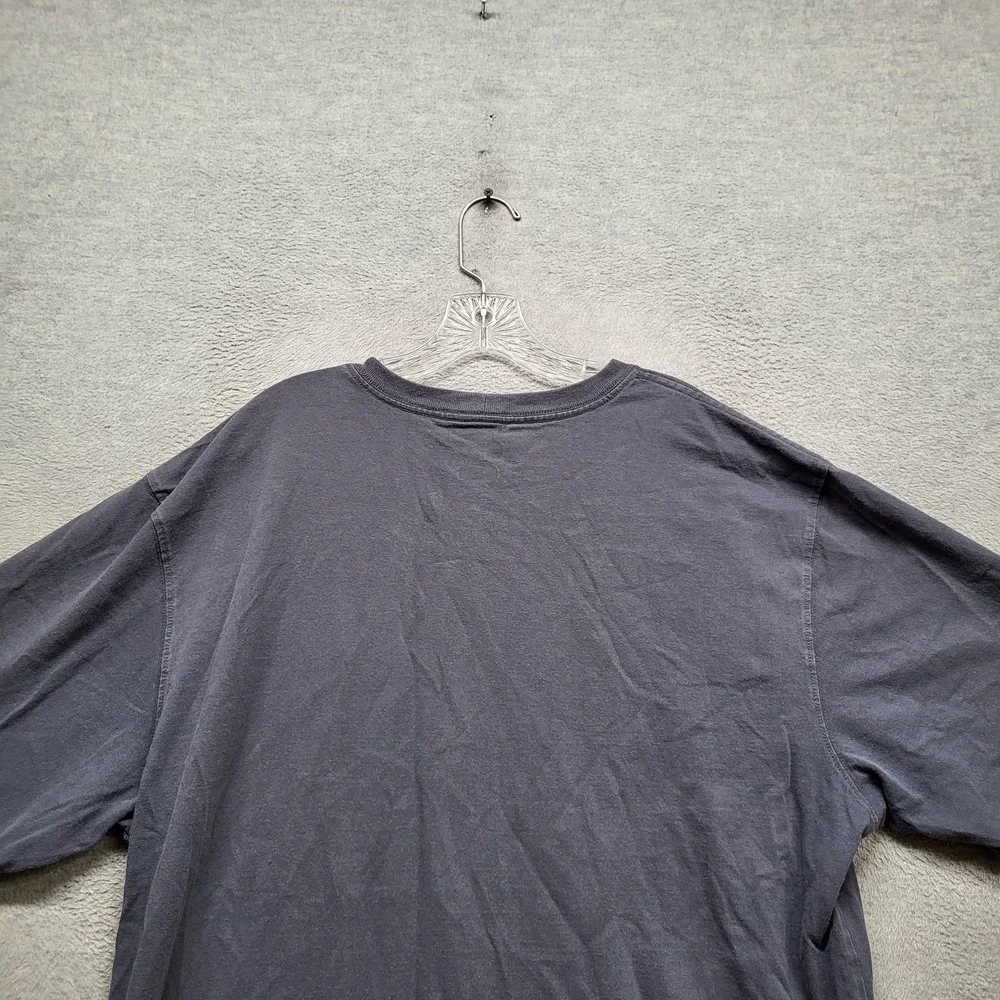 Carhartt Men Shirt 2XL Gray K87‎ Workwear Logo Short Sleeve
